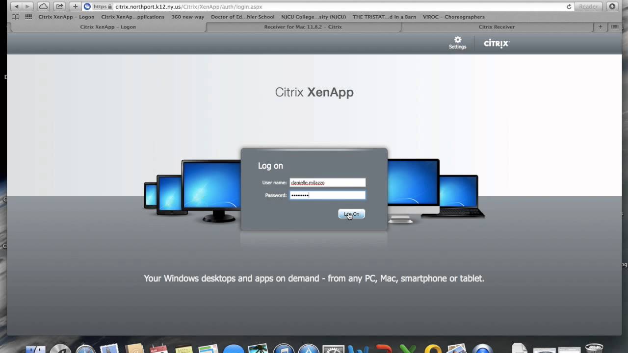 Citrix Receiver Mac Setup Aria Health
